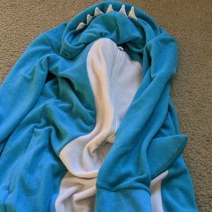 Tipsy Elves Shark Dress Hooded Onesie